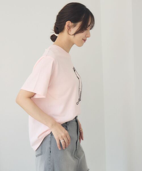 RETRO GIRL(レトロガール)の「コード刺繍アニマルTEE(Tシャツ/カットソー・レディース・ピンク/ブルー/オフホワイト・FREE)」の13枚目の写真