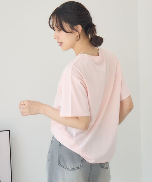 RETRO GIRL(レトロガール)の「コード刺繍アニマルTEE(Tシャツ/カットソー・レディース・ピンク/ブルー/オフホワイト・FREE)」の12枚目の写真