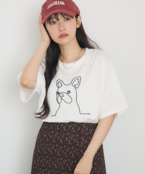 セール】コード刺繍アニマルTEE（Tシャツ/カットソー）｜RETRO