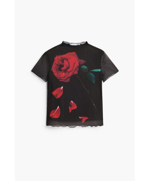DESIGUAL - Desigual　ナイロンジャケット　花柄　派手柄　黒　ジップアップ　XL HEDDAL padded jacket with print brand DESIGUAL