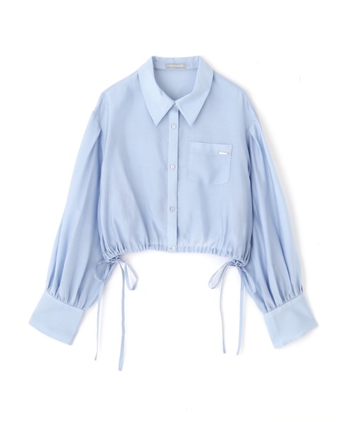 JILL by JILL STUART(ジルバイジルスチュアート)の「◇ 短丈シアーシャツ(シャツ/ブラウス・レディース・ホワイト/ピンク/ブルー・FREE)」の20枚目の写真