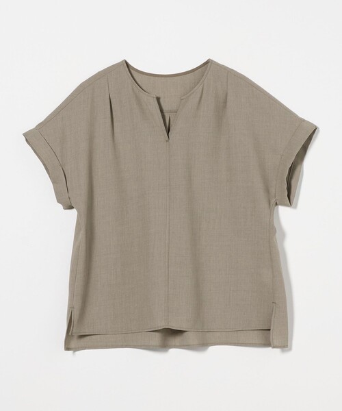 green label relaxing(グリーンレーベルリラクシング)の「TEE ショートスリーブ ブラウス(シャツ/ブラウス・レディース・ブラック/モカ/ホワイト・FREE)」の17枚目の写真
