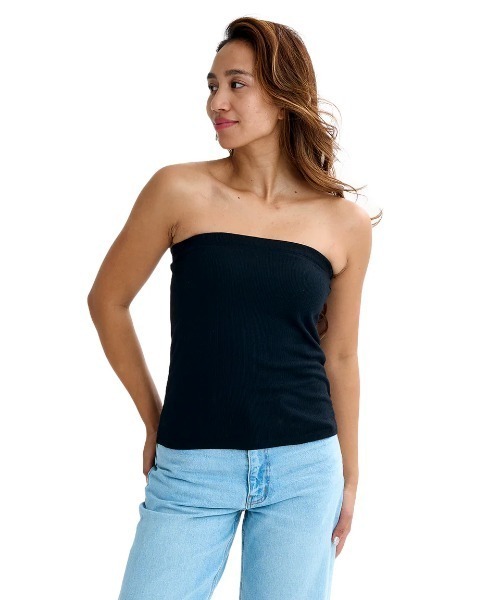 BILLABONG(ビラボン)の「BILLABONG レディース BRA TUBE TOP タンクトップ 【2025年夏モデル】/ビラボンバックロゴチューブトップ(チューブトップ・レディース・ブラック/ピンク系その他/ホワイト・MEDIUM)」の12枚目の写真