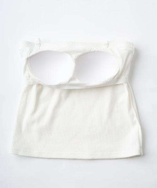 BILLABONG(ビラボン)の「BILLABONG レディース BRA TUBE TOP タンクトップ 【2025年夏モデル】/ビラボンバックロゴチューブトップ(チューブトップ・レディース・ブラック/ピンク系その他/ホワイト・MEDIUM)」の13枚目の写真