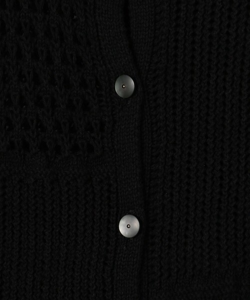 MACPHEE（マカフィー）の「【WEB限定】コットンレーシー ノースリーブワンピース（ニット/セーター・レディース・ホワイト/ブラック・S）」の4枚目の写真