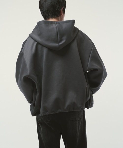 Lui's(ルイス)の「リラックスBIGフードブルゾン(パーカー・メンズ・ブラック/グレー/チャコールグレー・S/M)」の14枚目の写真