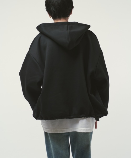 Lui's(ルイス)の「リラックスBIGフードブルゾン(パーカー・メンズ・ブラック/グレー/チャコールグレー・S/M)」の6枚目の写真