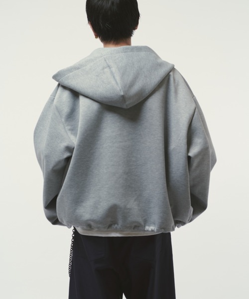 Lui's(ルイス)の「リラックスBIGフードブルゾン(パーカー・メンズ・ブラック/グレー/チャコールグレー・S/M)」の22枚目の写真