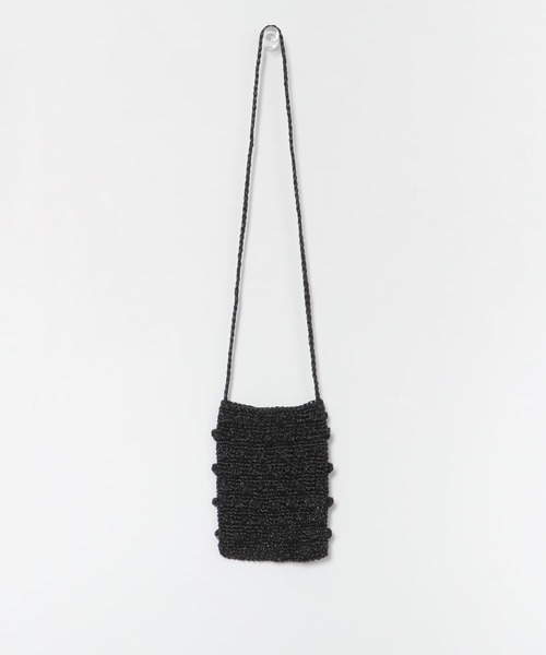 URBAN RESEARCH DOORS（アーバンリサーチドアーズ）の「メタリックヤーンショルダーバッグ（ショルダーバッグ・レディース・ブロンズ/ブラック・ONE）」の9枚目の写真