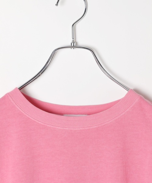 LEPSIM(レプシィム)の「モノクロロゴカラーT 571651(Tシャツ/カットソー・レディース・ピンク/オフホワイト/チャコールグレー/杢グレー・FREE)」の15枚目の写真