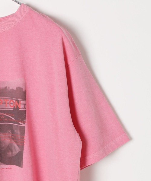 LEPSIM(レプシィム)の「モノクロロゴカラーT 571651(Tシャツ/カットソー・レディース・ピンク/オフホワイト/チャコールグレー/杢グレー・FREE)」の16枚目の写真