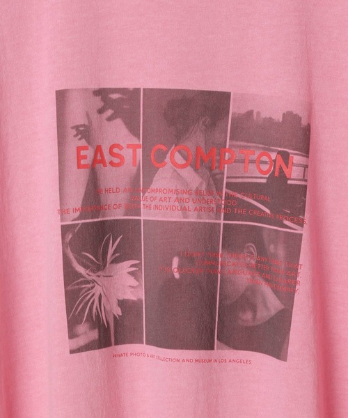 LEPSIM(レプシィム)の「モノクロロゴカラーT 571651(Tシャツ/カットソー・レディース・ピンク/オフホワイト/チャコールグレー/杢グレー・FREE)」の22枚目の写真