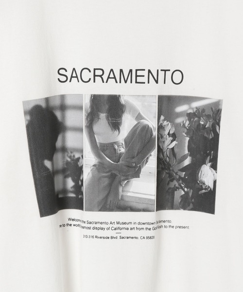 LEPSIM(レプシィム)の「モノクロロゴカラーT 571651(Tシャツ/カットソー・レディース・ピンク/オフホワイト/チャコールグレー/杢グレー・FREE)」の19枚目の写真