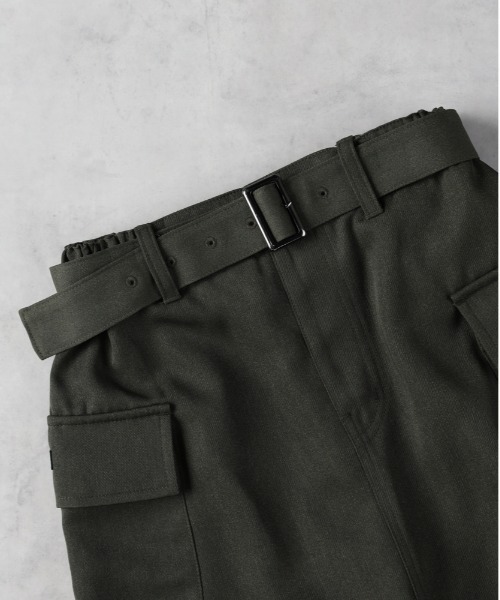 Right-on（ライトオン）の「【VIVIAN BLUE】ベルト付きカーゴスカパン（その他パンツ・キッズ・ブラック/カーキブラウン・130/140/150/160）」の4枚目の写真