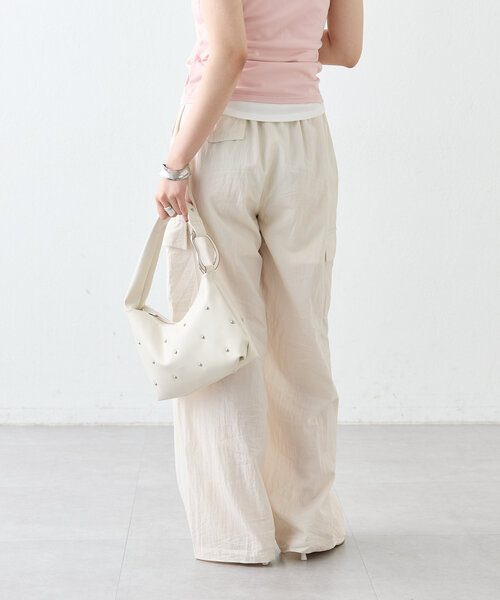 【Velvet】 Mistyコットン mid-riseカーゴパンツ KIC_356-4125-00179-900_prod1.