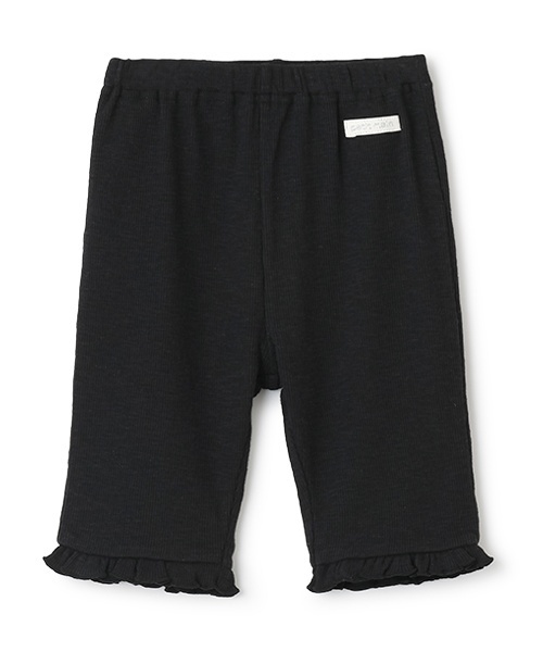 petit main（プティマイン）の「【接触冷感】7分フリルレギンス（レギンス/スパッツ・キッズ・トップグレー/サックスブルー/ライトピンク/ブラック/ホワイト系・90cm/100cm/110cm/80ｃｍ/130cm/120cm）」の14枚目の写真