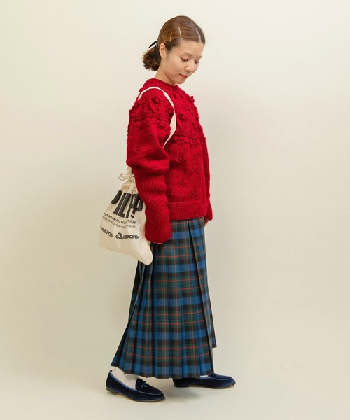 ネパールギルボックス 求心もよう編みプルオーバー(ニット ネパールギルボックス 求心もよう編みプルオーバー(ニット