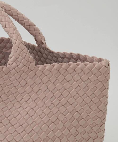 【NAGHEDI/ナゲディ】St Barths Medium Tote ECRU,SHELL PINK