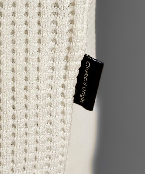Classical Origin（クラシカルオリジン）の「【Classical Origin】「ベーシックの必需品。」サーマルクルーネックニット/Thermal Crew Neck Knit（ニット/セーター・メンズ・ブラック/グレー/オフホワイト・LARGE/MEDIUM/SMALL/X-LARGE）」の13枚目の写真