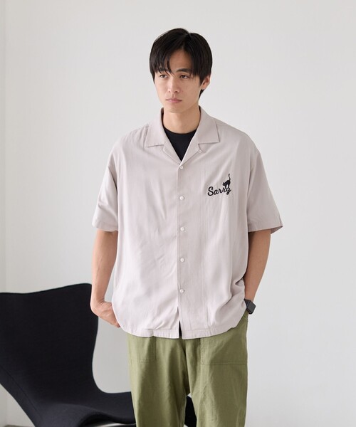 coen(コーエン)の「Sarry Cat刺繍レーヨンシャツ(ナチュラル)(シャツ/ブラウス・メンズ・ナチュラル・M/L)」の18枚目の写真
