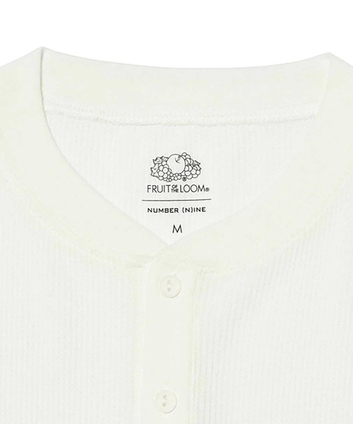 NUMBER (N)INE(ナンバーナイン)の「FTLxNUMBER(N)INE パック ヘンリーネック T-SHIRTS(Tシャツ/カットソー・メンズ・ホワイト/ブラック/グレー・M/L/XL)」の6枚目の写真
