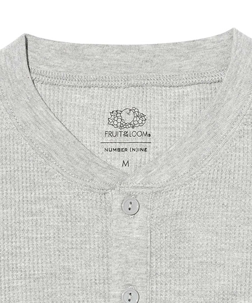 NUMBER (N)INE(ナンバーナイン)の「FTLxNUMBER(N)INE パック ヘンリーネック T-SHIRTS(Tシャツ/カットソー・メンズ・ホワイト/ブラック/グレー・M/L/XL)」の16枚目の写真