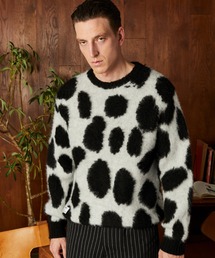 schott(Vbg)Schott/Vbg/GIRAFFE CREW KNIT/Wt N[jbg(jbg/Z[^[)