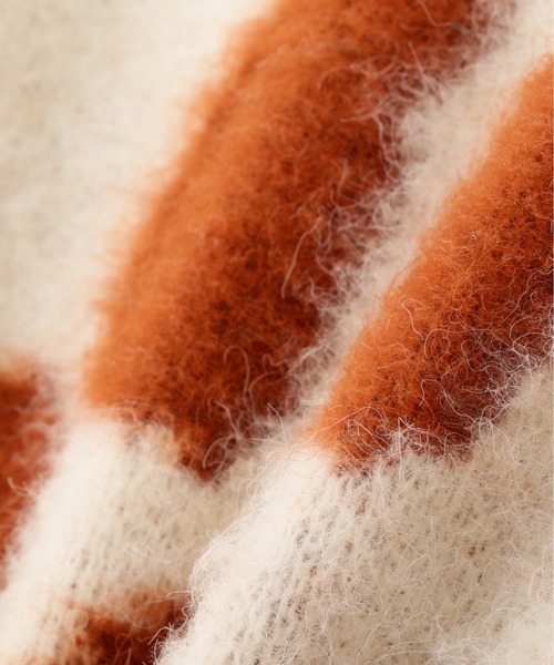 schott（ショット）の「Schott/ショット/GIRAFFE CREW KNIT/ジラフ クルーニット（ニット/セーター・メンズ・アイボリー/ホワイト・XL/L/M）」の15枚目の写真