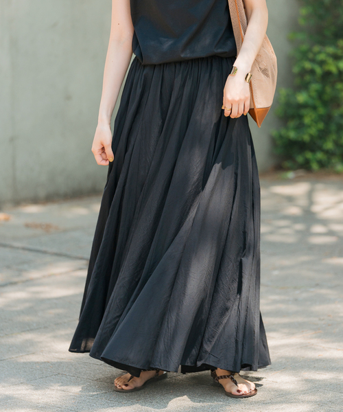 HYU ギャザーフレアスカート（スカート）｜Spick & Span（スピック