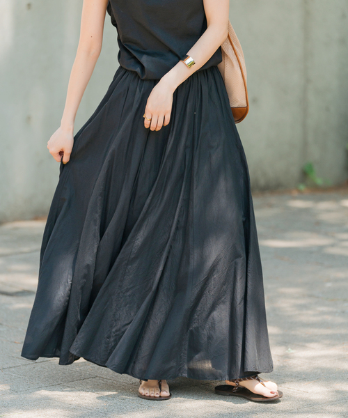 HYU ギャザーフレアスカート（スカート）｜Spick & Span