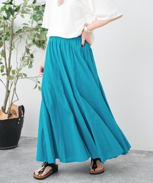 Spick and Span HYU ギャザーフレアスカート HYU ギャザーフレアスカート（スカート）｜Spick & Span（スピック