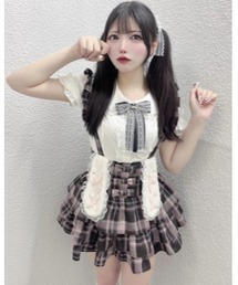 うさちゃんサス付きティアードスカパン