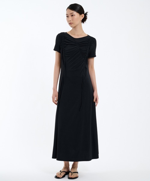 【新品タグ付】PUBLIC TOKYO ワンピース 新品未使用タグ付き public tokyo ハイウエストギャザーワンピース