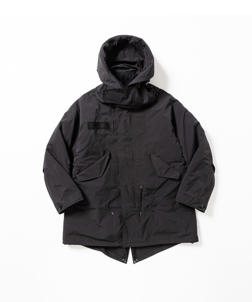 ジャケット・アウター meanswhile MEMORY GABARDINE FIELD PARKA3 Memory Gabardine Field Parka / Charcoal | meanswhile