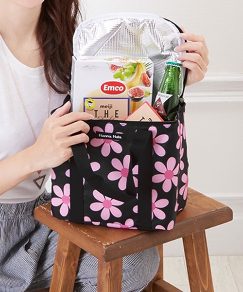 Hanna Hula(ハンナフラ)の「Hannna Hula ハンナフラ TNS-WC 保温保冷バッグ(エコバッグ/サブバッグ・レディース・ブラック系その他2/レッド系その他/グリーン系その他2/グリーン系その他/ブラック系/ブラック系その他7/ブルー系その他2/ブルー系その他3/ブラック系その他3/ブルー系その他/ブラック系その他4/ブラック系1/ブラック系その他6/ブラック系その他/ブラック系その他5/ネイビー系・FREE)」の17枚目の写真