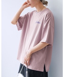 reca | ゆるロゴプリント＆刺繍BIGTシャツ(Tシャツ/カットソー)