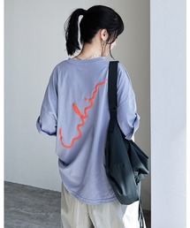 reca | ゆるロゴプリント＆刺繍BIGTシャツ(Tシャツ/カットソー)