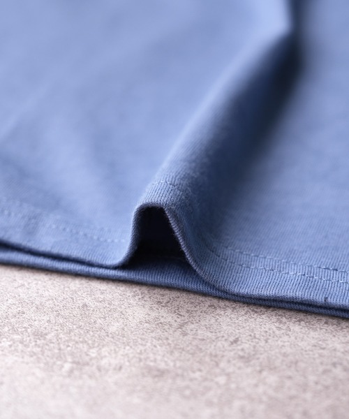 reca(レカ)の「ゆるロゴプリント&刺繍BIGTシャツ(Tシャツ/カットソー・レディース・オフホワイト/ブラック/カーキ/ブルー系その他/バーガンディー/ブルー系その他2/ピンク系その他・FREE)」の14枚目の写真