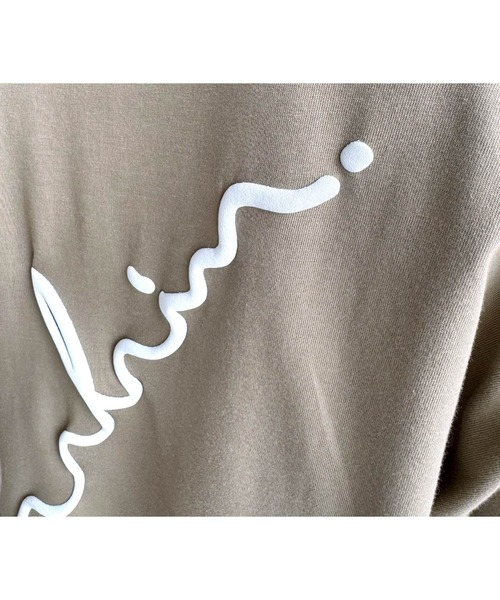 reca(レカ)の「ゆるロゴプリント&刺繍BIGTシャツ(Tシャツ/カットソー・レディース・オフホワイト/ブラック/カーキ/ブルー系その他/バーガンディー/ブルー系その他2/ピンク系その他・FREE)」の22枚目の写真