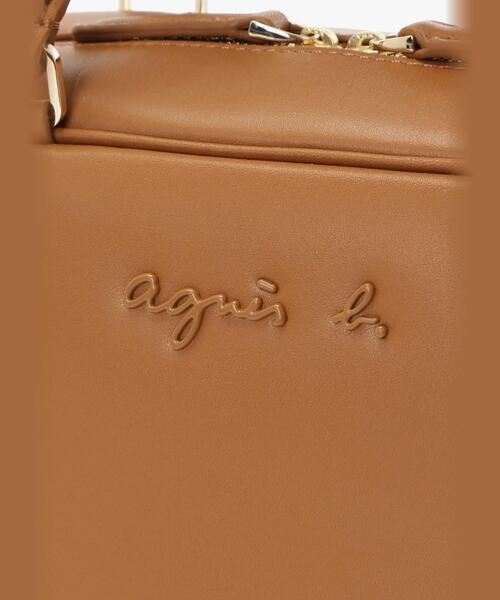 agnes b.（アニエスベー）の「レザー 2way ボストンバッグ”Carole” YAS02－02（ボストンバッグ・レディース・ベージュ・FREE）」の8枚目の写真