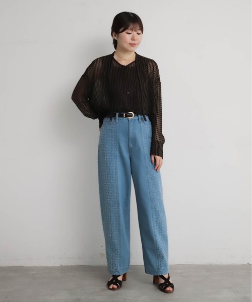 NOMBRE IMPAIR（ノンブルアンペール）の「オパールPT　ボウタイブラウス（シャツ/ブラウス・レディース・ブラウン・FREE）」の10枚目の写真