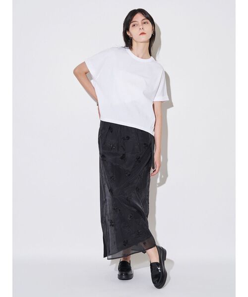 ELENDEEK（エレンディーク）の「スパングルシアースカート（スカート・レディース・ブラック/グレー・FREE）」の20枚目の写真