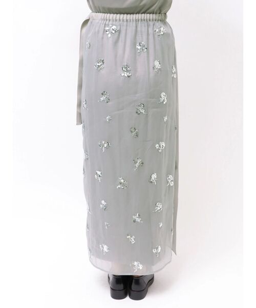 ELENDEEK（エレンディーク）の「スパングルシアースカート（スカート・レディース・ブラック/グレー・FREE）」の13枚目の写真