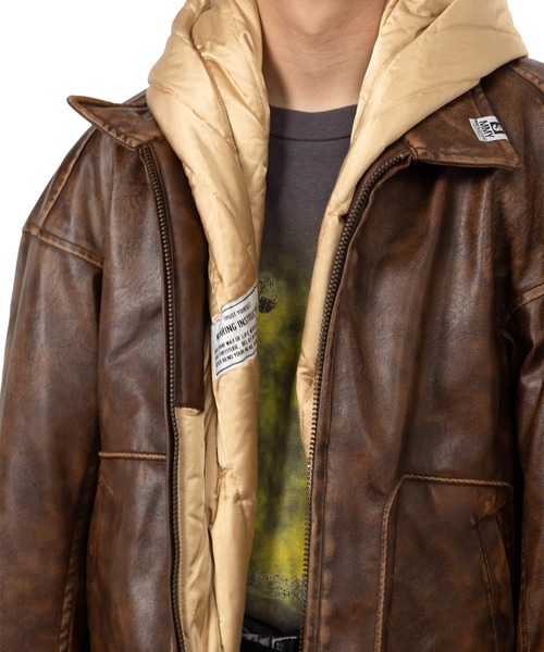 Extended Placket Hood Coated Jacket（ブルゾン）｜Maison MIHARA