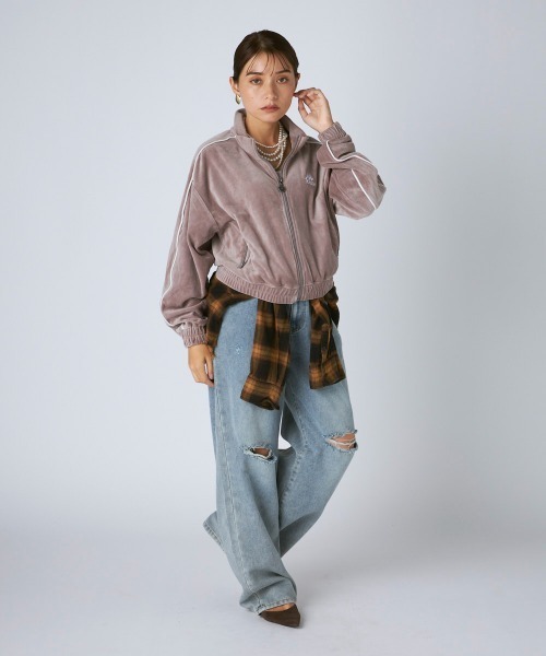 Kappa(カッパ)の「ベロアトラックジャケット(その他アウター・レディース・グレー/ブラック・LARGE/MEDIUM/SMALL)」の19枚目の写真