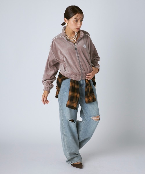 Kappa(カッパ)の「ベロアトラックジャケット(その他アウター・レディース・グレー/ブラック・LARGE/MEDIUM/SMALL)」の20枚目の写真