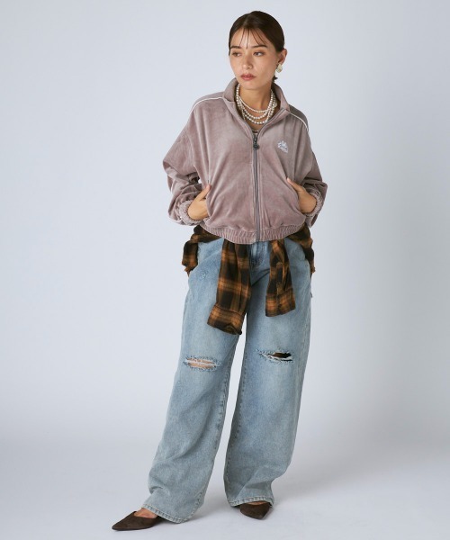Kappa(カッパ)の「ベロアトラックジャケット(その他アウター・レディース・グレー/ブラック・LARGE/MEDIUM/SMALL)」の21枚目の写真