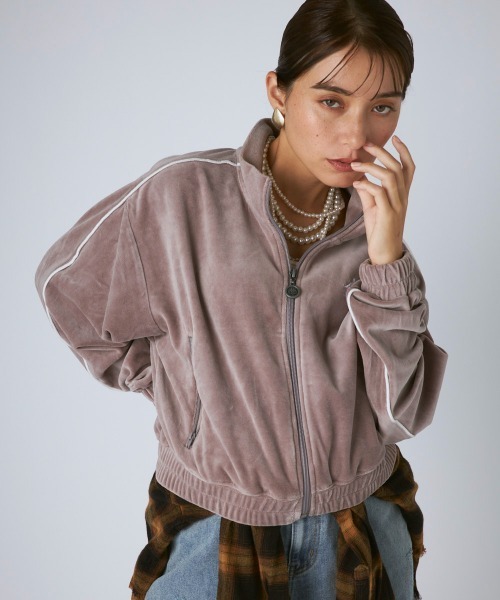Kappa(カッパ)の「ベロアトラックジャケット(その他アウター・レディース・グレー/ブラック・LARGE/MEDIUM/SMALL)」の13枚目の写真