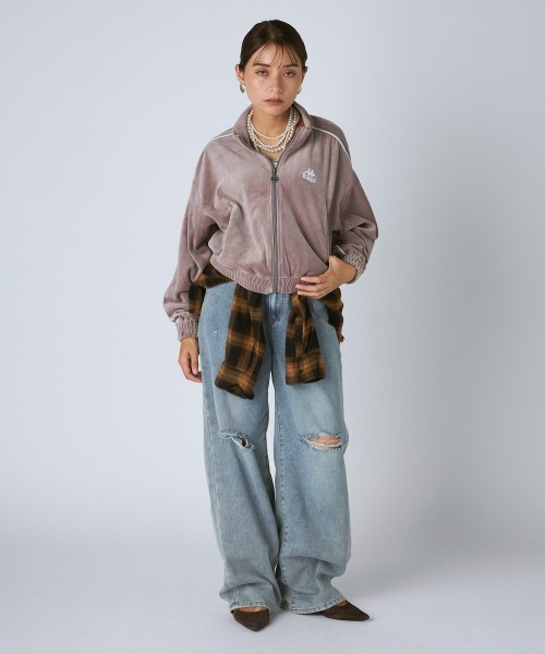 Kappa(カッパ)の「ベロアトラックジャケット(その他アウター・レディース・グレー/ブラック・LARGE/MEDIUM/SMALL)」の22枚目の写真