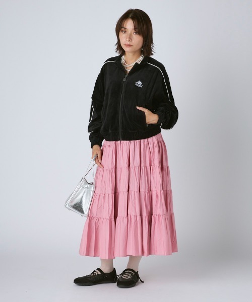 Kappa(カッパ)の「ベロアトラックジャケット(その他アウター・レディース・グレー/ブラック・LARGE/MEDIUM/SMALL)」の10枚目の写真